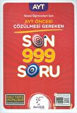 2021 Sözel Öğrencileri İçin AYT Öncesi Çözülmesi Gereken Son 999 Soru
