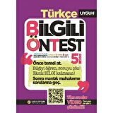 5.Sınıf bilgili Ön Test Türkçe Soru Bankası