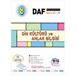 8. Sınıf - DAF - Din Kültürü ve Ahlak Bilgisi