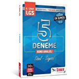 8.Sınıf LGS Konu Analizli 5 Deneme Sınav Yayınları