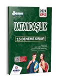 2024 KPSS Başucu Serisi Vatandaşlık Çözümlü 15 Deneme Sınavı