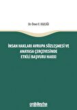 İnsan Hakları Avrupa Sözleşmesi ve Anayasa Çerçevesinde Etkili Başvuru Hakkı