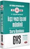 T.C. İçişleri Bakanlığı İlçe Yazı İşleri Müdürü GYS Soru Bankası Data Yayınları
