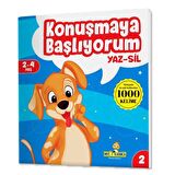Konuşmaya Başlıyorum Kitap Serisi - Yaz Sil (2-4 Yaş)