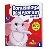 Konuşmaya Başlıyorum Kitap Serisi - Yaz Sil (2-4 Yaş)