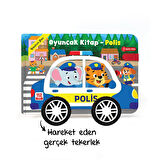 Yükselen Zeka Oyuncak Kitap - Polis (Gerçek Tekerlekli)