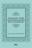 Psikolojik Tefsir Araştırmalarında Bilgi Kaynakları