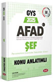 AFAD Şef GYS Konu Anlatımlı