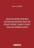 Halka Açık Anonim Ortaklıklar Açısından Malvarlığının Önemli Bir Bölümü Üzerinde Tasarruf Edilmesi Sonucunu Doğuran İşlemler