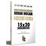 TYT - AYT - MSÜ - KPSS - ALES - DGS Sınav Uzmanlarından Paragraf 15x20 Denemeler Benim Hocam Yayınları
