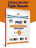 Son 6 Yıl MSÜ Çıkmış Sorular-Tıpkı Basım 2023-2022-2021-2020-2019-2018 Sınavları 