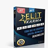 Elit Karma AYT Edebiyat Sosyal Bilgiler 1-10' lu Deneme Meb Yeni Müfredat