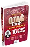 Dizgi Kitap 2024 KPSS Tarih OTAĞ 15 Deneme Çözümlü - Furkan Parlak Dizgi Kitap 