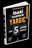 2023 Yargıç İdari Hakimlik Son 5 Yıl Orijinal Çıkmış Sorular Dizgi Kitap