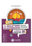 Çanta Yayınları LGS İnkılap Tarihi 1.Dönem 20 Deneme Sınavı