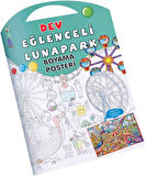 Eğlenceli Lunapark Dev Boyama Posteri