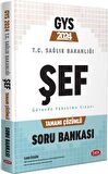 2024 T.C. Sağlık Bakanlığı Şef Tamamı Çözümlü Soru Bankası Data Yayınları