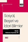 Sosyal, Beşeri ve İdari Bilimler Alanında Uluslararası Araştırmalar XVII