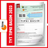 YKS-TYT (SAY-TM-SÖZ) ÖSYM Birebir Tıpkı Basım Türkiye Geneli Çözümlü Çıkmış Soru Kitapçığı