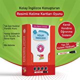 Kolay İngilizce Konuşturan Resimli Kelime Kartları