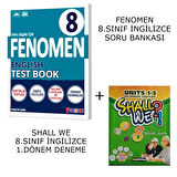 FENOMEN 8.SINIF TEST BOOK + SHALL WE 8.SINIF 1.DÖNEM LGS DENEMELERİ