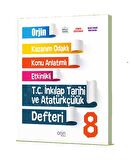Orjin 8. Sınıf T.C İnkılap Tarihi ve Atatürkçülük Defteri