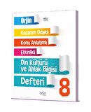 Orjin 8. Sınıf Din Kültürü ve Ahlak Bilgisi Defteri