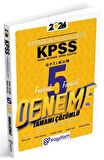 KPSS Ortaöğretim Önlisans Genel Yetenek Genel Kültür 5'li Çözümlü Deneme Seti (10 Fasikül)