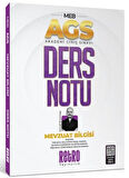 AGS Mevzuat Bilgisi Ders Notu