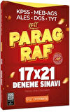 EVP Akademi KPSS MEB AGS ALES DGS TYT Paragraf REST 17 x 21 Deneme