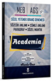 Türkçe ÖABTDEYİZ MEB-AGS Sözel Yetenek Academia Branş Denemeleri - Enes Kaan Şahin, Asım Kara Türkçe ÖABTDEYİZ