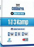 Coğrafyanın Kodları TYT Coğrafya 1 Kitap 3 Kamp Video Ders Kitabı Zeduva Yayınları