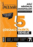 Müessir Adli Hakimlik Denemeleri 2024 Çözümlü 5 Deneme / Kolektif