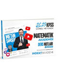 İndeks Akademi 2025 KPSS Matematik Akademisi Video Ders Notları - Metin Şimşek İndeks Akademi