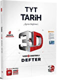 3D Yayınları YKS TYT Tarih Video Destekli Defter 3D Yayınları