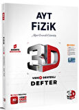 3D Yayınları AYT Fizik Video Destekli Defter