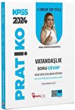 2024 KPSS Vatandaşlık Pratiko Soru Cevap Çalışma Kitabı