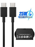Samsung Uyumlu 25w Hızlı Type-c Usb-şarj Kablosu Type-c To Type-c