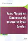 Kamu Alacağının Korunmasında Tasarrufun İptali Davaları