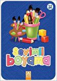 Sevimli Boyama (Lacivert)