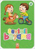 Sevimli Boyama (Yeşil)