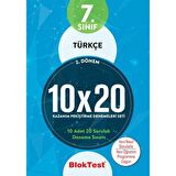 Bloktest 7.Sınıf Türkçe 10X20 Kazanım Denemeleri 2.Dönem