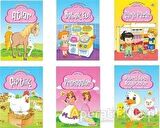 Aktiviteli Boyama Kitabı - Pembe Seti (6 Kitap Takım)