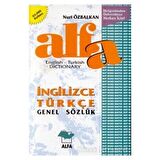 Alfa İngilizce Türkçe Genel Sözlük English-Turkish Dictionary