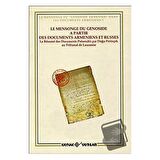 Le Mensonge du Genoside a Partir Des Documents Armeniens et Russes / Kaynak Yayınları /