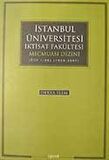İstanbul Üniversitesi İktisat Fakültesi Mecmuası Dizini