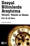 Sosyal Bilimlerde Araştırma