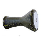 Vatan Sarı Döküm Çatlak Boyalı Darbuka (Taşıma Çantası Hediyeli)