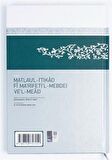 Matla'ul-İtikad Fi Na'rifeti'l-Mebdei ve'l-Mead