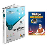 8.sınıf 3 Adım Fen Bil. Soru Bankası & 8.sınıf Türkçe 20 Deneme